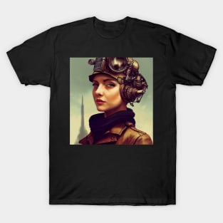 Diesel Punk Female Operator T-Shirt